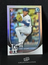 2025 Bowman Chrome - Roki Sasaki Red Rookie Refractor RC - LA Dodgers Ace