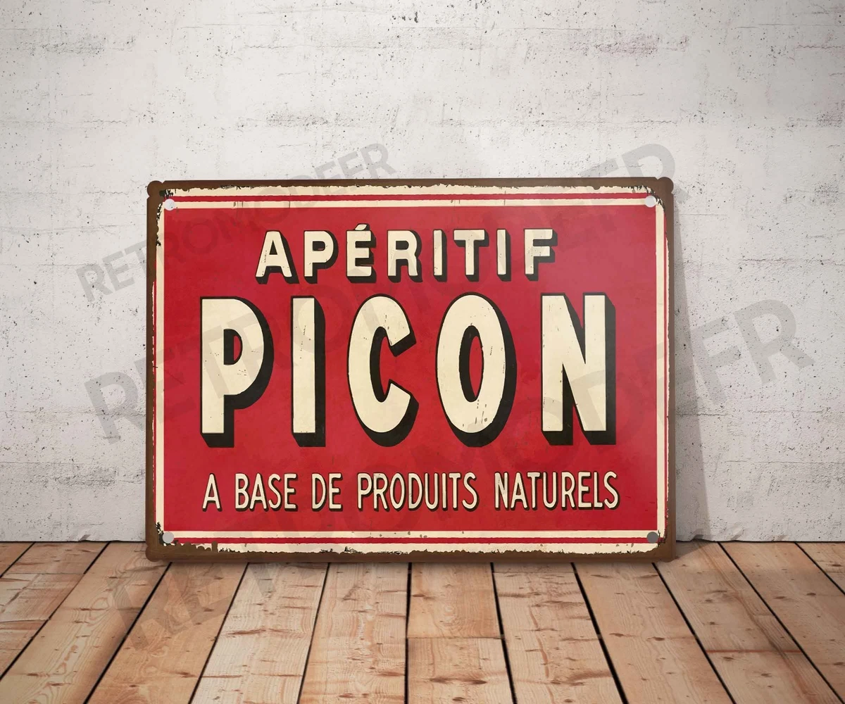 Plaque métal Picon - PLAQUES METAL/Bar & Humour