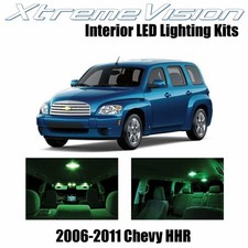 Xtremevision Interior Led For Chevy Hhr 2006-2011 11 Pcs Green Xtremevision Interior Led For Chevy Hhr 2006-2011 11 Pcs Green