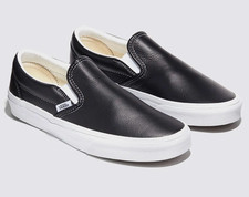 Vans Slip-On Leather Black True White VN000CT5BPB1