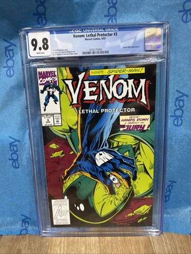 Venom: Lethal Protector #3 CGC 9.8 Marvel 1993 Bagley Classic Cover Graded