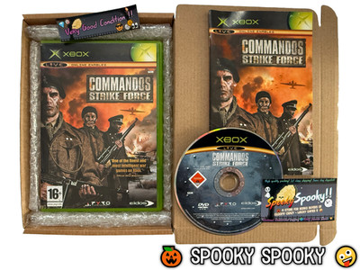 Commando's Strike Force XBOX - UK PAL sehr guter Zustand CIB - hochwertige Verpackung - Sendungsverfolgung