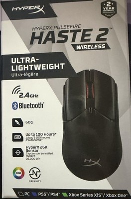 NEW HyperX Pulsefire Haste 2 Ultra Lightweight Wireless Optical Gaming Mouse