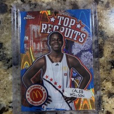 Topps 2025 Chrome McDonald's All American Games Top Recruits Caleb Wilson TP-10