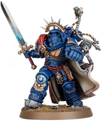 Space Marine Captain in Gravis Rüstung, neu auf Anguss, Warhammer 40000