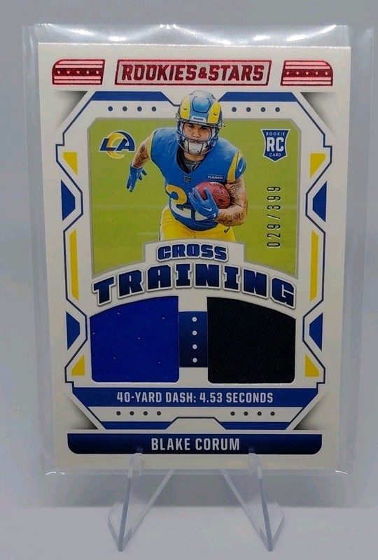 2024 Panini Rookies & Stars - Cross Training Blake Corum /399 (MEM, RC) Rams
