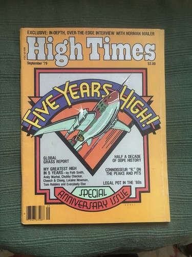 VTG High Times Magazine Sept 1979 Five Years High Special Anniversary Issue VG
