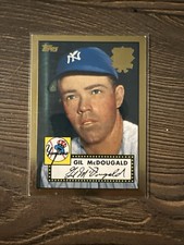 2001 Topps Archives Reserve - Rookie Reprint Autographs Gil McDougald #ARA12 