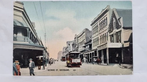 George Street Tram Brisbane c.1913