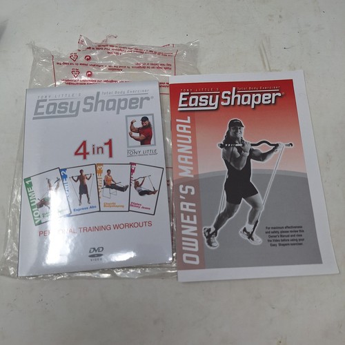 Tony Little Easy Shaper Total Body Fitness Exerciser Bar Resistance Bands DVD - Picture 2 of 6