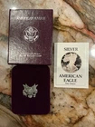 1988-S American Silver Eagle PROOF 1 Oz Silver - Coin & Box & COA