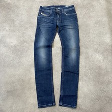 Diesel Sleenker-J-N Jeans Kids 12Y Vintage Skinny Stretch Denim Pants, Blue