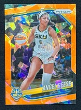 Angel Reese Card - Orange Ice Prizm - WNBA Cards, Chicago Sky Basketball Cards