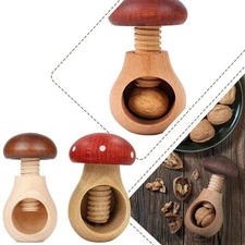 Christmas Nutcracker SOLID-nut cracker wood wooden Great Christmas Gift .