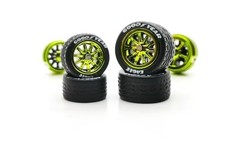 Spokes D 164 Custom Wheel Sets Rubber Tires For Diecast Wheel Swaps Spokes D 164 Custom Wheel Sets Rubber Tires For Diecast Wheel Swaps