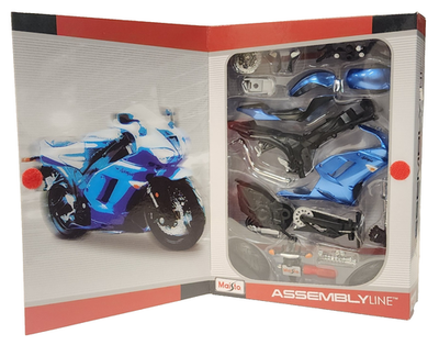New Maisto 1:12 Kawasaki Ninja ZX-6R Motorcycle Assembly Line