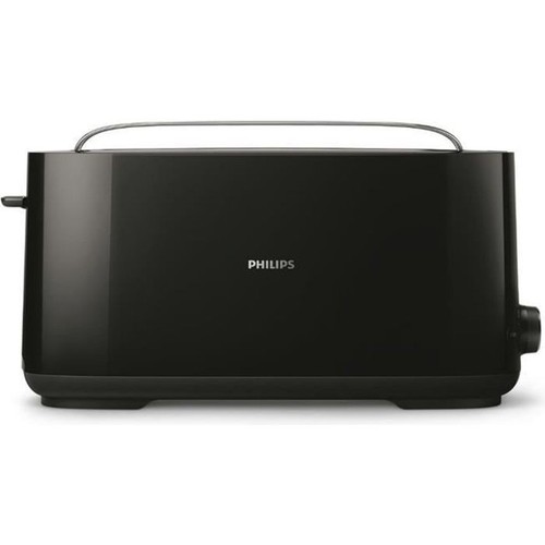 Philips Daily Collection HD2581/90 Grille-pain – 2 tranches, fente large, noir