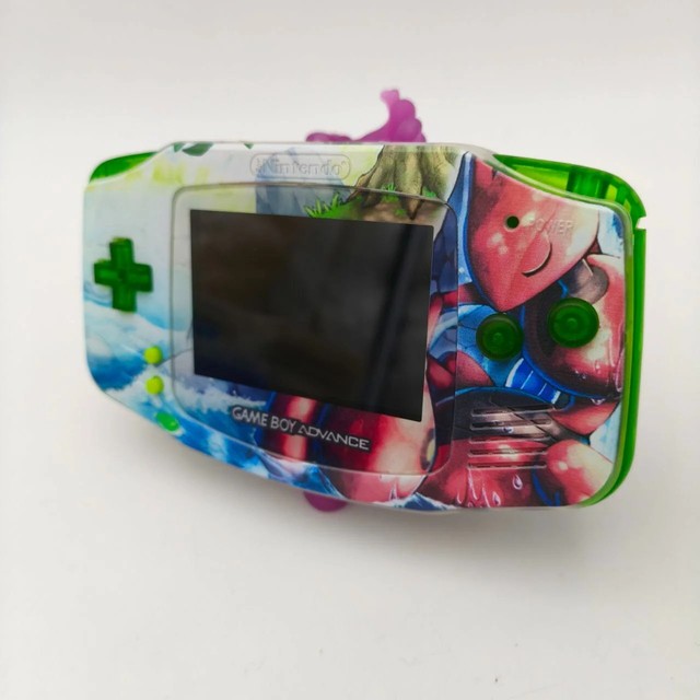 Nintendo Game Boy Advance Pokémon Scizor Console Custom Retroilluminata