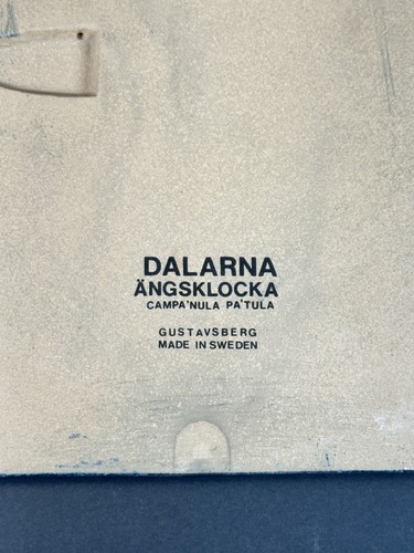 Seltene Vintage versilberte Wandrelief DALARNA ÄNGSKLOCKA GUSTAVSBERG von Heinz Erret - Bild 13 von 13