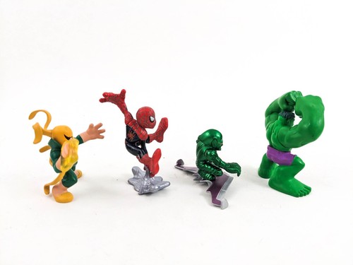 Marvel Super Hero Squad 2006 SPIDERMAN HULK GREEN GOBLIN GLIDER IRON FIST figure - Picture 4 of 6