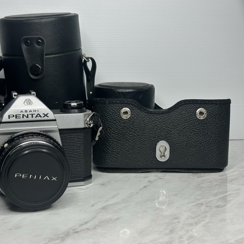 Pentax K1000 Black Silver 35mm Film Camera with 3 Lenses TESTED WITHOUT FILM - Picture 24 of 24