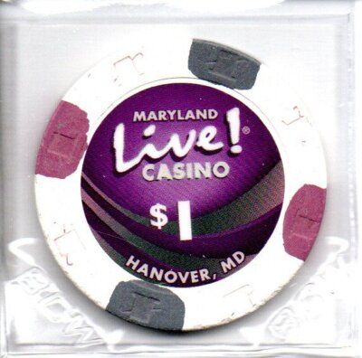Maryland Live Casino Maryland 1 Dollar Gaming Chip as pictured