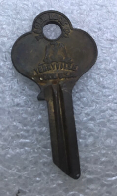 Vintage Key Blank Eagle Lock marked MLBKS  Terryville CONN USA