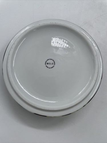 Cat Trinket Dish MCLS France Porcelain With Lid 6” Kitty Candy Dish EUC - Picture 6 of 8