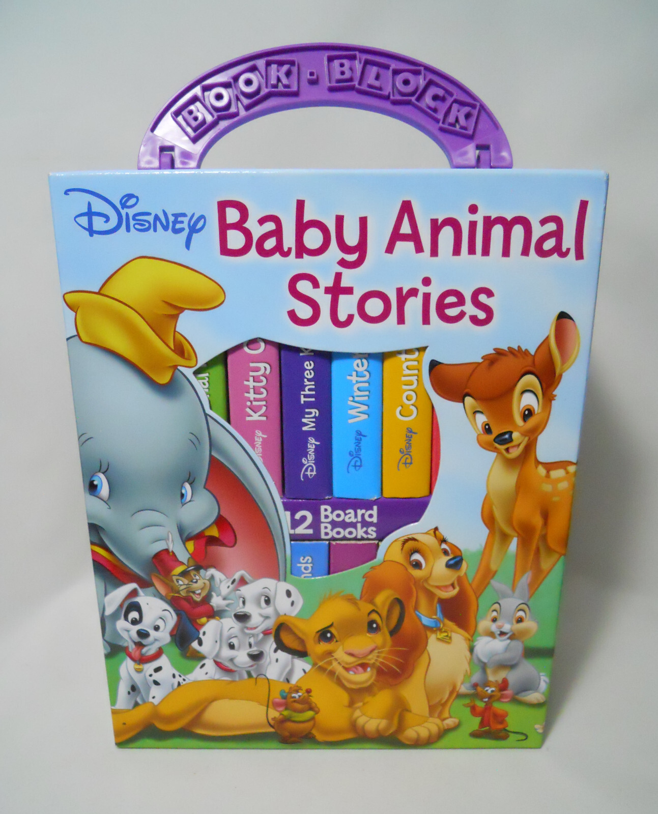 Disney Baby Animal Story Books 12 Board Books Early Learning