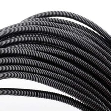 100 Ft 1/4  Wire Loom Split Tubing Auto Wire Conduit Flexible Cover