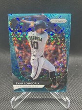 2020 Panini Prizm evan longoria teal donut circles prizm /15 Giants No. 79