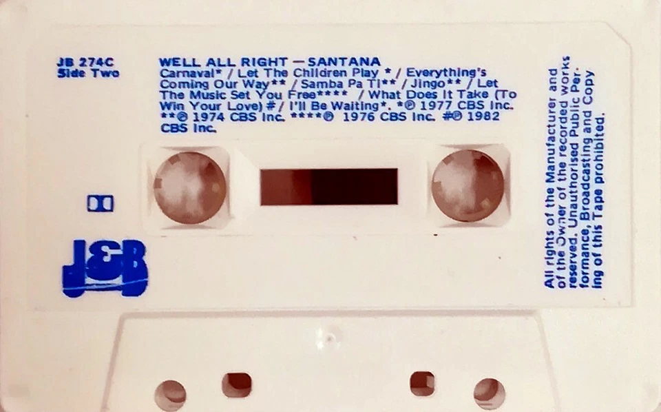 The Best Of Santana: Well Or Right - Santana (No Date Australia) - Image 3 of 3