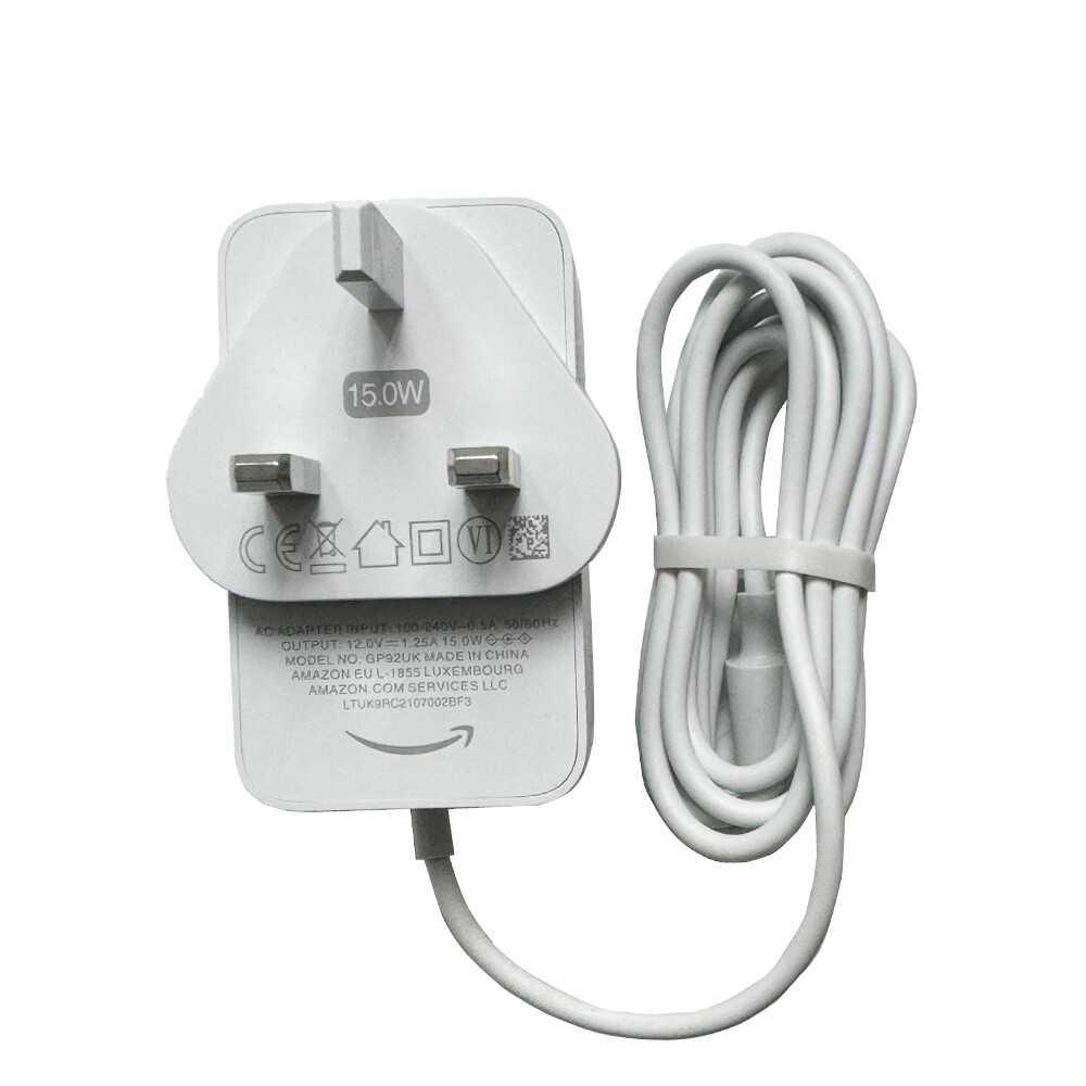 Genuine Amazon AC Adapter Power Supply Charger 15W for Echo Dot 3rd gen  Show