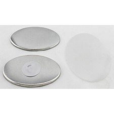 Oval 65x45mm Nd. Magnetic Button Parts Supplies for Pro DIY Maker 100 Sets/Pack