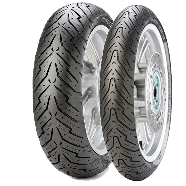 TYRE PAIR PIRELLI 130/60-13 60P + 130/90-10 61J ANGEL SCOOTER