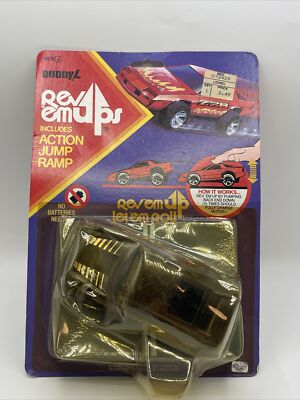 1986 Buddy L Rev Em Up Porsche Rare - Rare Red 4678 *
