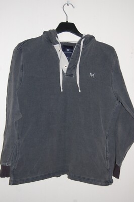 CREW CLOTHING COMPANY - GR. M - Hoodie Sweatshirt rauchblau Kapuze