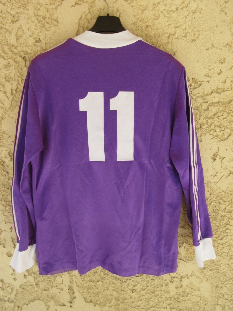 Maillot Vintage A.S.U L'UNION Porté N°11 MALARDEAU - Mail Sport Taille XS (Marine, Manches Longues)
