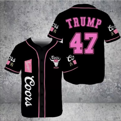Trump 47 Baseball Jersey, Trump 2024 Supporters Jersey , Baseball Jersey Shirt
