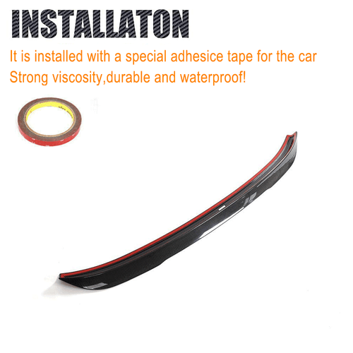 Spoiler posteriore Cabon ala posteriore spoiler labbro adatto per BMW G02 X4 F98 X4M 2023-24 - Foto 11 di 13