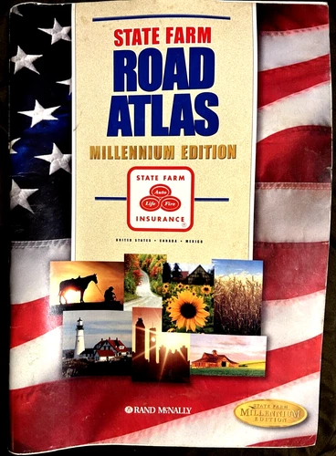 State Farm Road Atlas 2000 Millennium Edition United States Mexico Canada