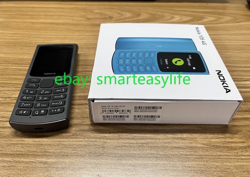 Nokia 105 4G Dual Sim Mobile Phone (Unlocked) Black Blue 1.8" 1020mAh Original - Afbeelding 13 van 19