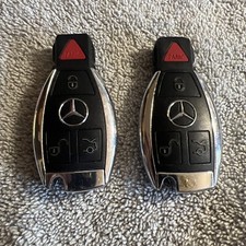 2 Two Mercedes Benz Oem Genuine 4 Button Remote Smart Key Fob Glk Gl C Cl E S Sl