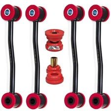 6PC Front/Rear Sway Bar Links + Track Bar Bushings 1999-2004 Jeep Grand Cherokee
