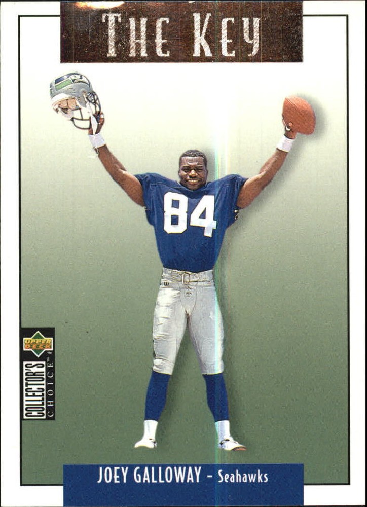 1995 Collector's Choice Update Silver Football Card #U82 Joey Galloway K
