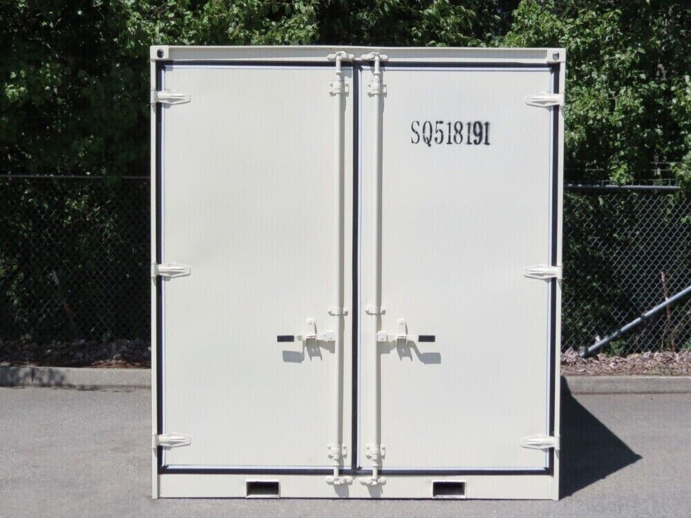 NEW 12' Cubic Shipping Storage Container Conex w/Door and WindowsFree
