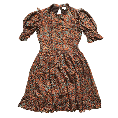 Anthropologie Celina Moon Mini Dress Womens XS Brown Blue Floral Puff Sleeve | eBay Anthropologie Celina Moon Mini Dress Womens XS Brown Blue Floral Puff Sleeve | eBay