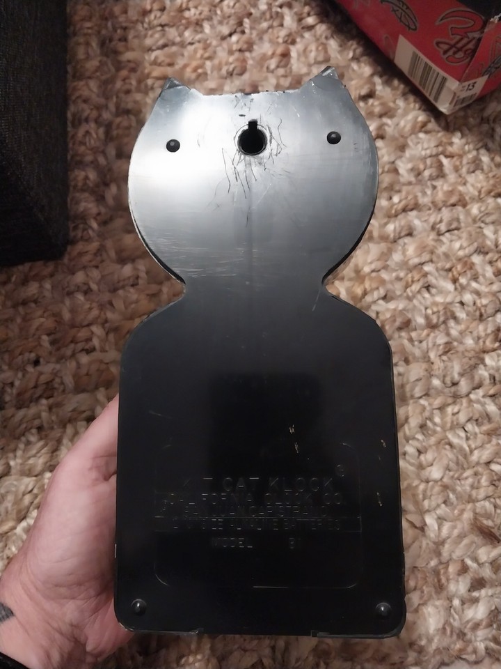 vintage kit cat clock parts eBay