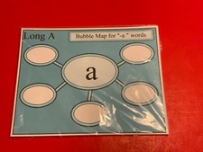 42 Long Vowel Bubble Maps - Language Mats - Laminated Dry Erase