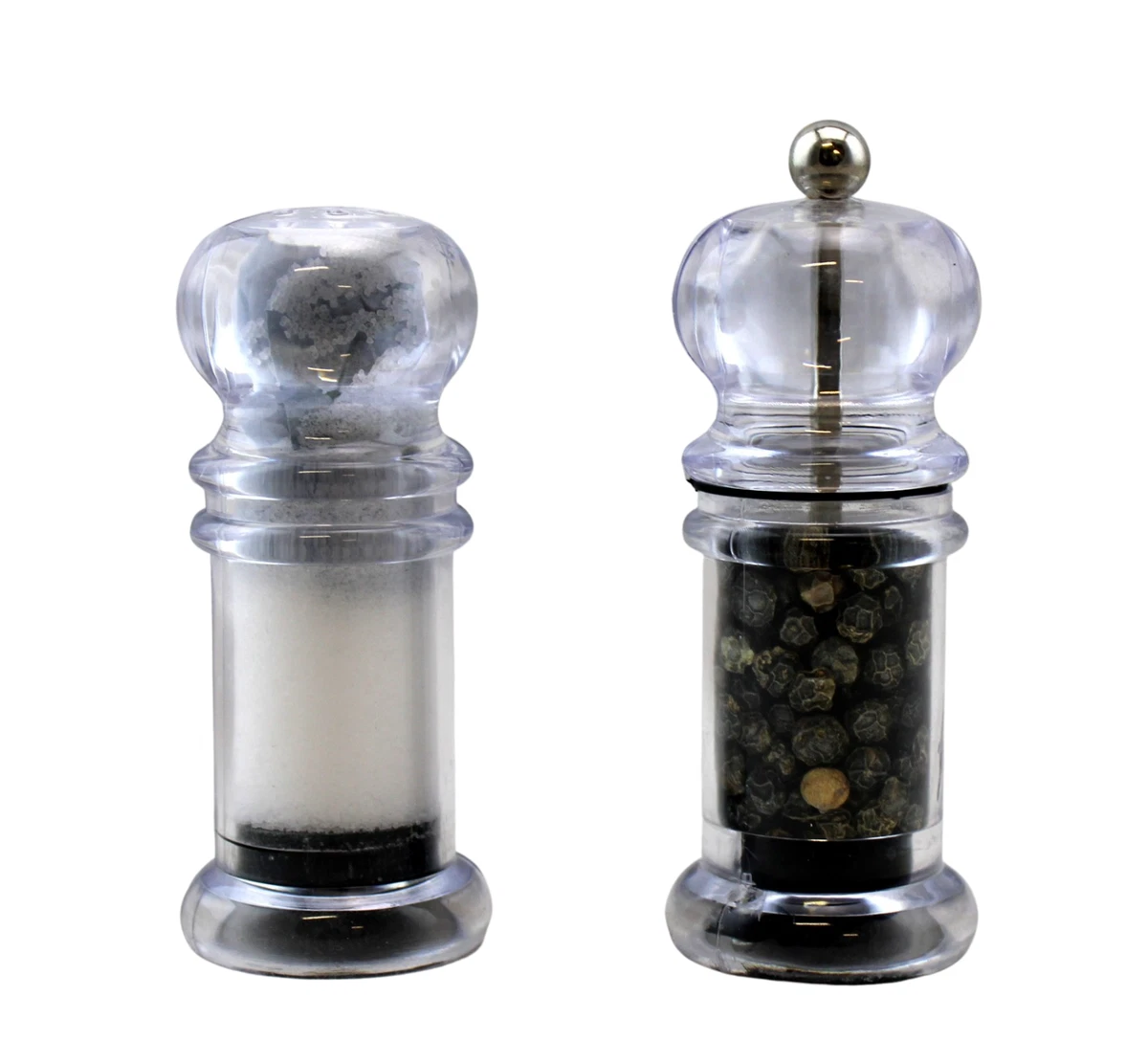 Pepper mill with salt online shaker on top